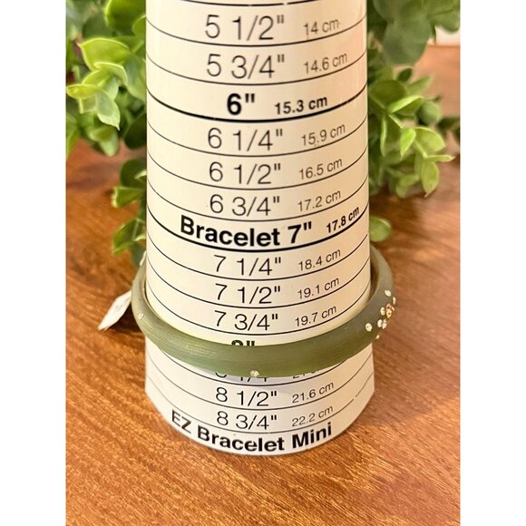 NWT Alexis Bittar Green Bangle Bracelet - Picture 7 of 7